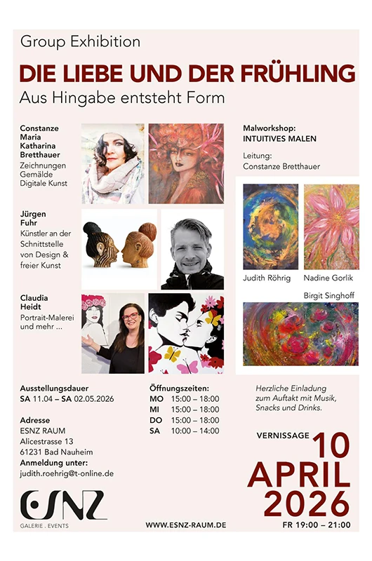 Ausstellung »Die Liebe und der Frühling« im ESNZ-Raum in Bad Nauheim