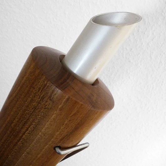 Walnuss Vase